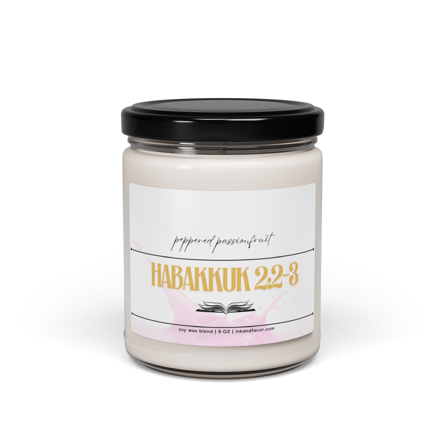 Ink and Favor Scented Soy Candle, 9oz