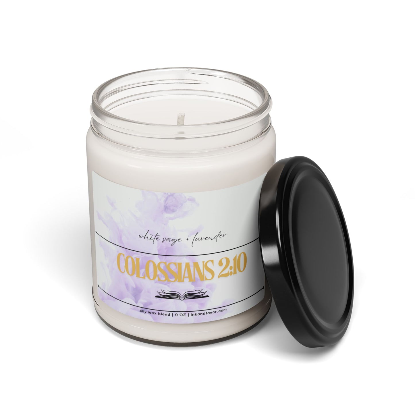 Ink and Favor Scented Soy Candle, 9oz