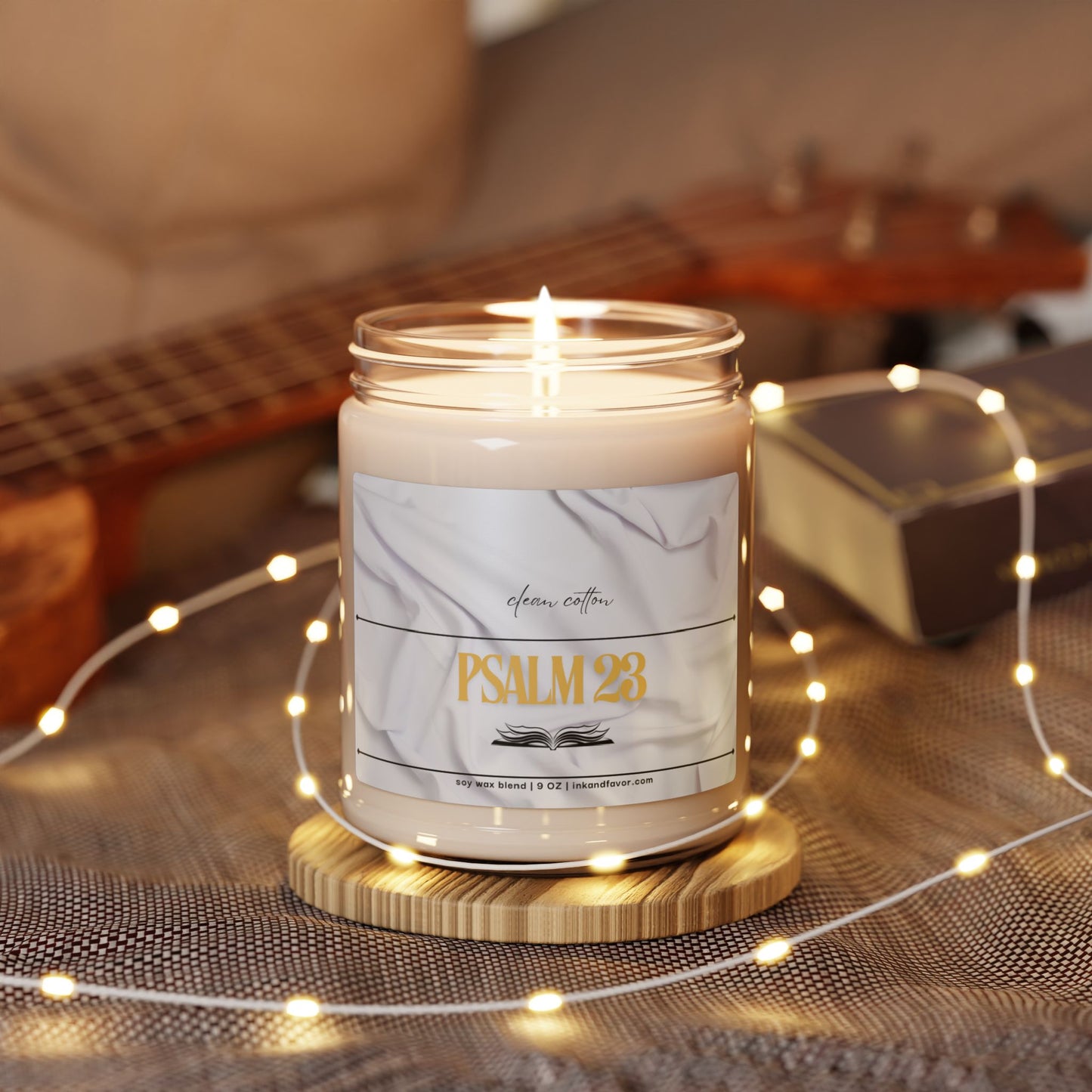 Ink and Favor Scented Soy Candle, 9oz