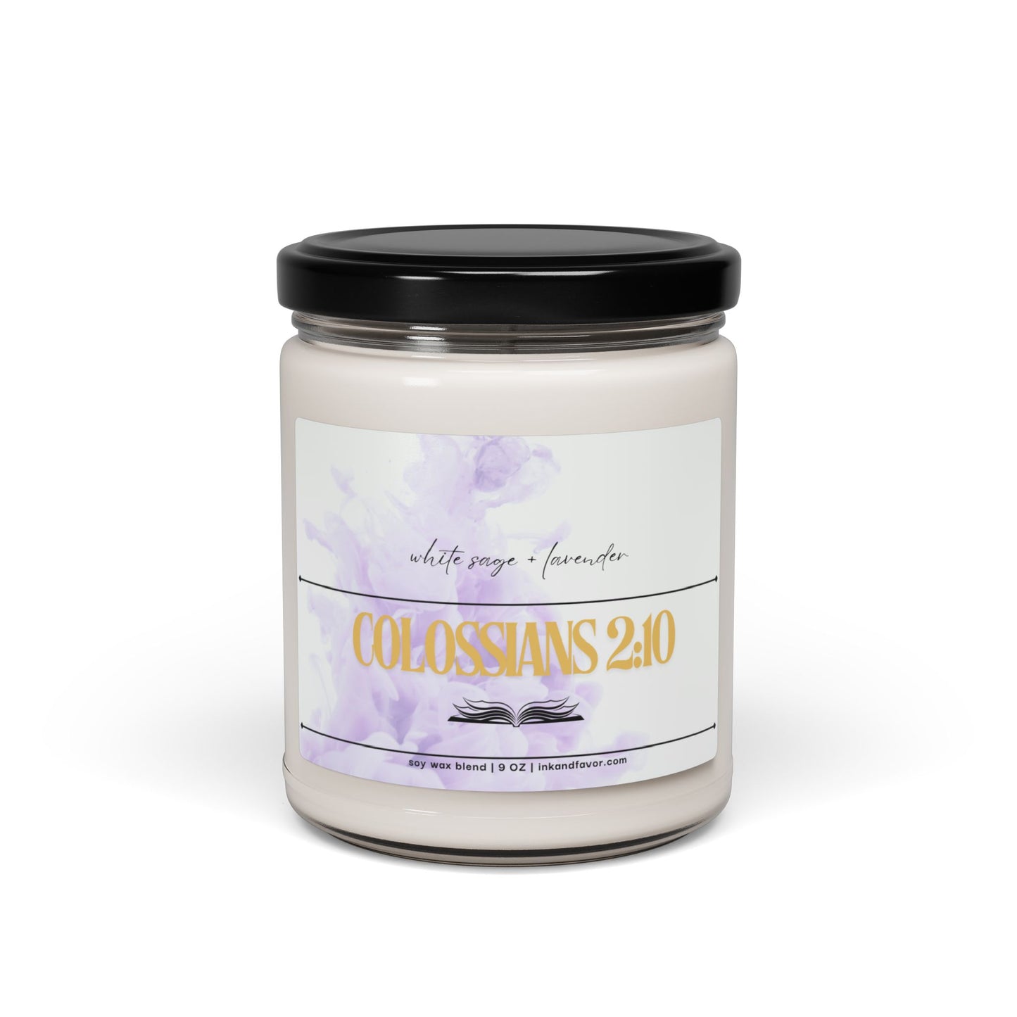 Ink and Favor Scented Soy Candle, 9oz